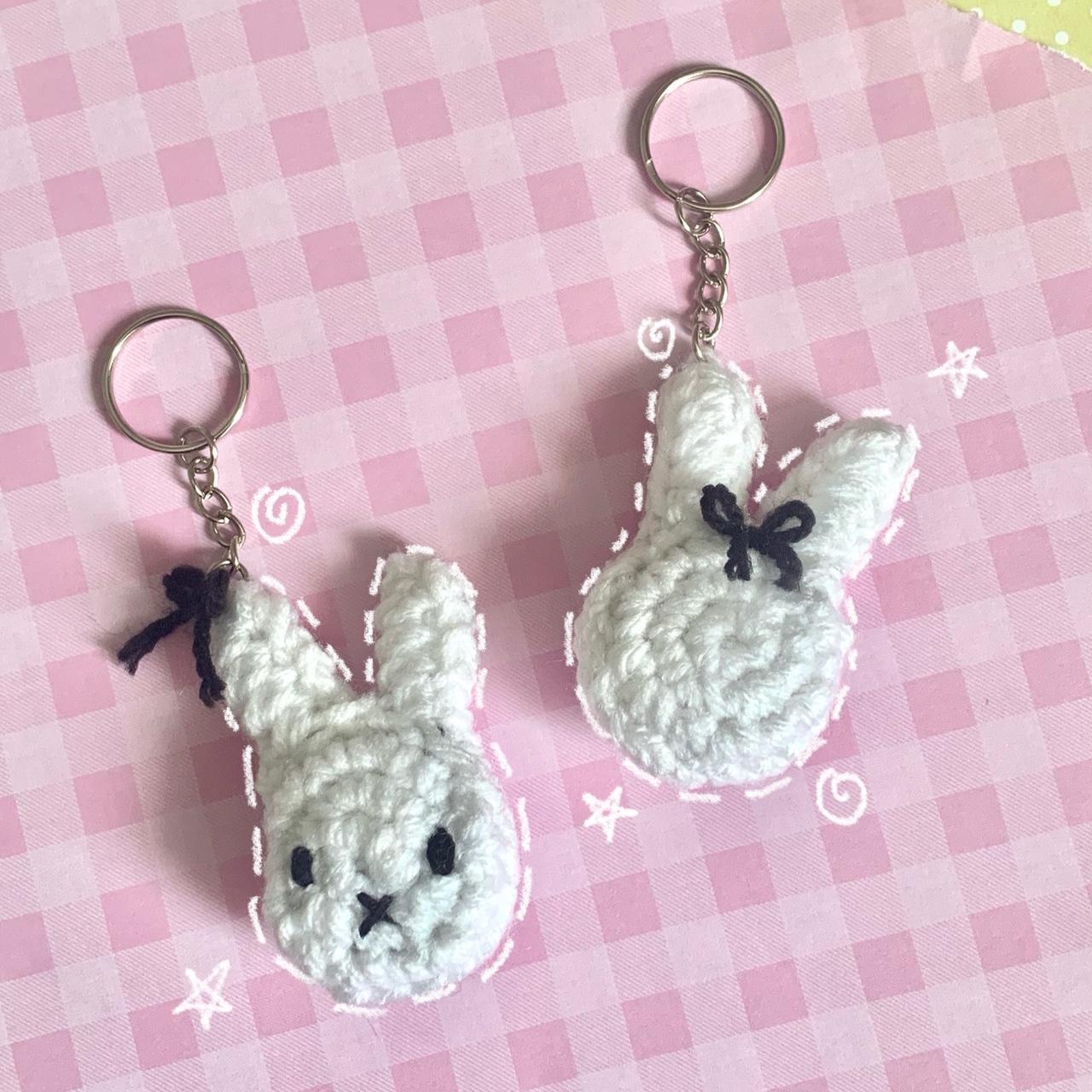 Miffy/Bunny Crochet Key Chain Charm